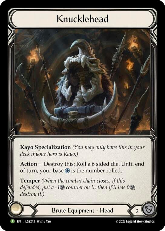Knucklehead - LGS243 — Flesh and Blood: Promo Cards card