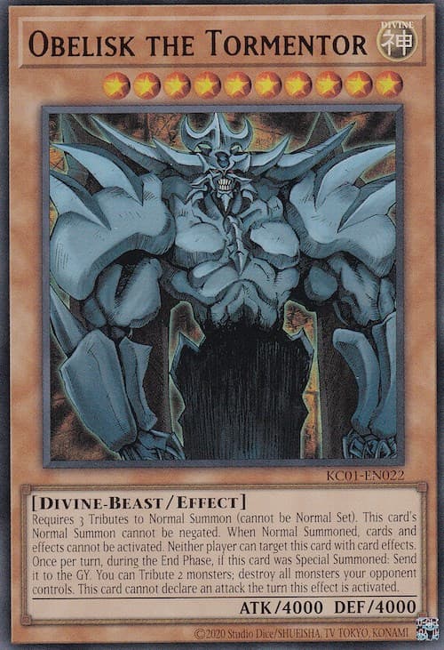 Obelisk the Tormentor — 25th Anniversary Ultimate Kaiba Set card