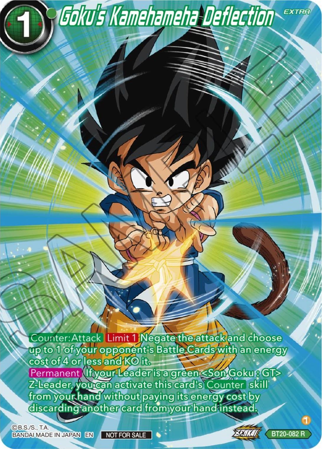 Goku's Kamehameha Deflection (Premium Alt-Art Card Set 2024 Vol.1) — Promotion Cards card