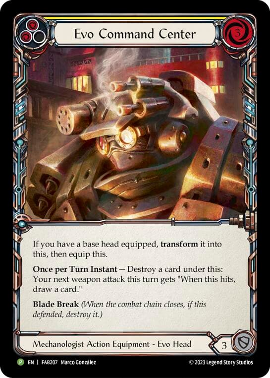 Evo Command Center - FAB207 — Flesh and Blood: Promo Cards card