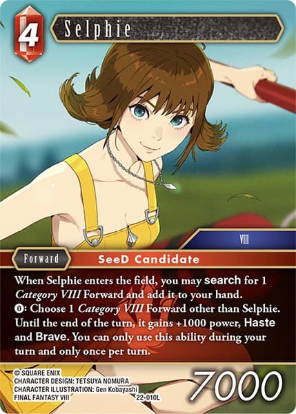 Selphie — Hidden Hope card