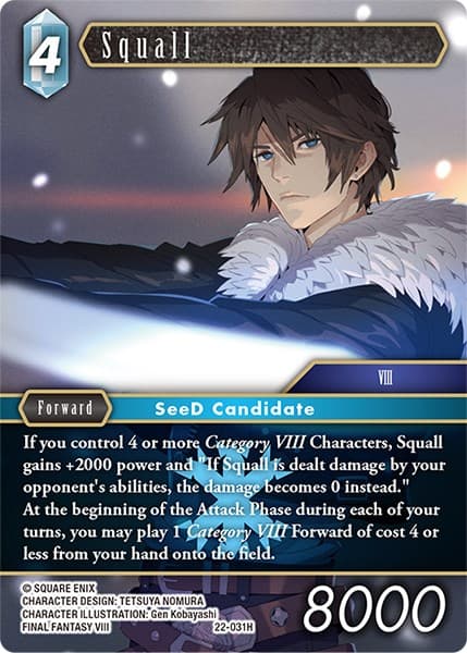 Squall — Hidden Hope card