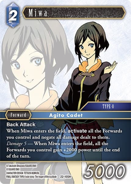 Miwa — Hidden Hope card