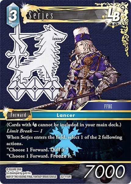 Serjes LB — Hidden Hope card