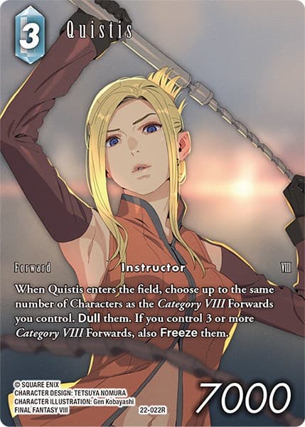 Quistis (Full Art) — Hidden Hope card