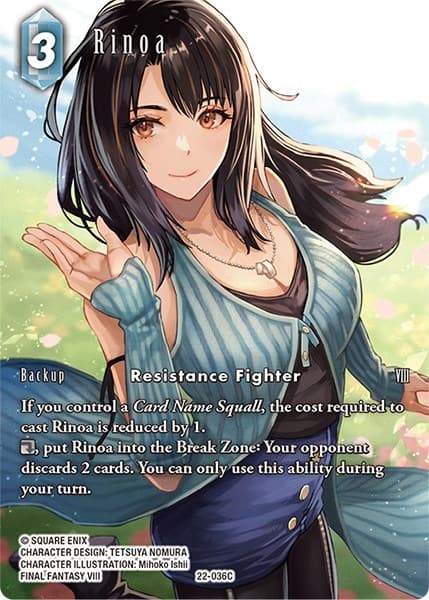 Rinoa (Full Art) — Hidden Hope card