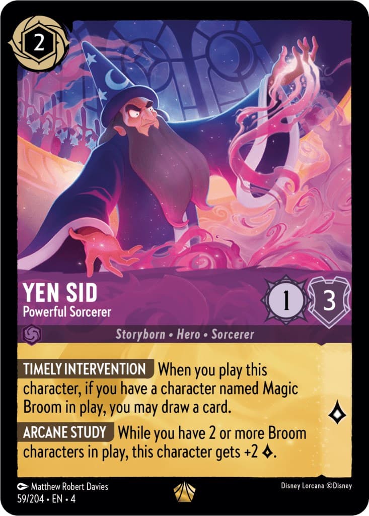 Yen Sid - Powerful Sorcerer — Ursula's Return card