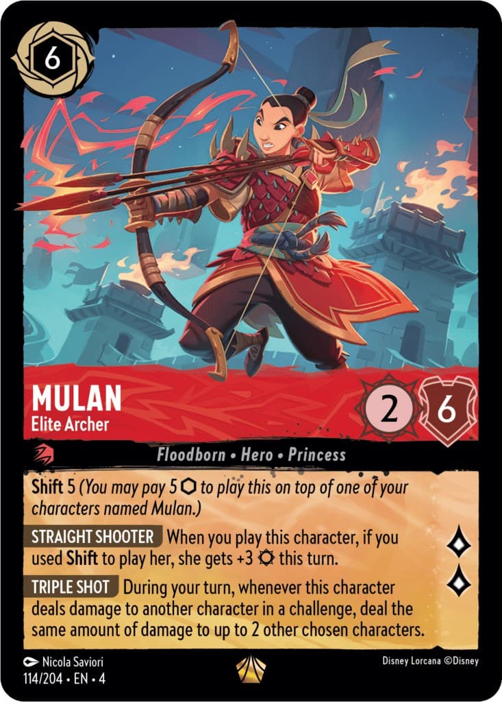 Mulan - Elite Archer — Ursula's Return card
