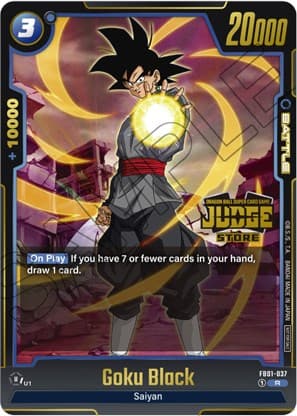 Goku Black - FB01-037 (Judge Pack (Store Judge) 01) — Tournament and Championship Promos card