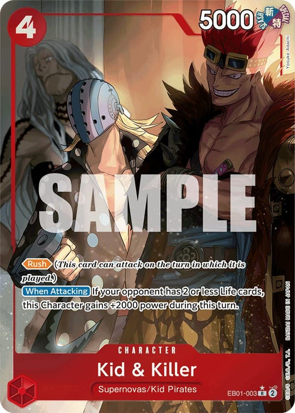Kid & Killer (Alternate Art) — Extra Booster: Memorial Collection card