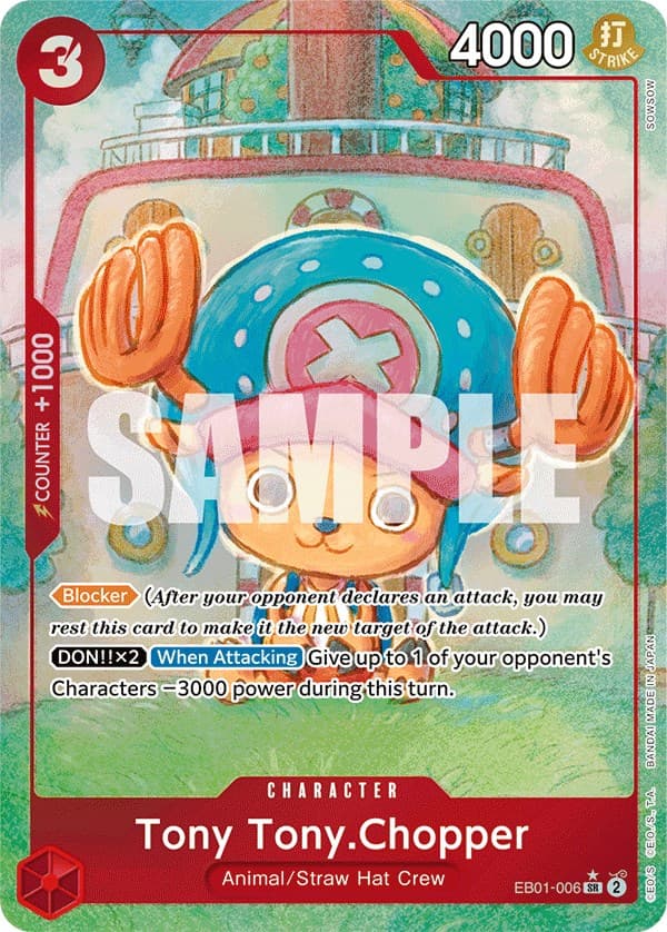 Tony Tony.Chopper (Alternate Art) — Extra Booster: Memorial Collection card