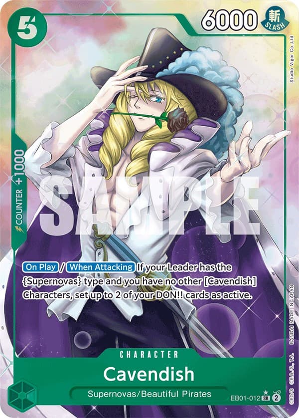Cavendish (Alternate Art) — Extra Booster: Memorial Collection card