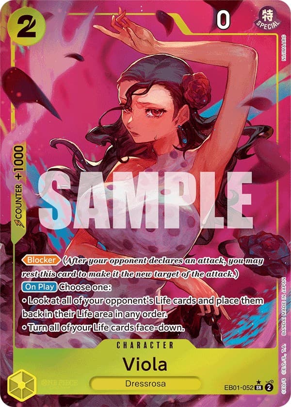 Viola (Alternate Art) — Extra Booster: Memorial Collection card