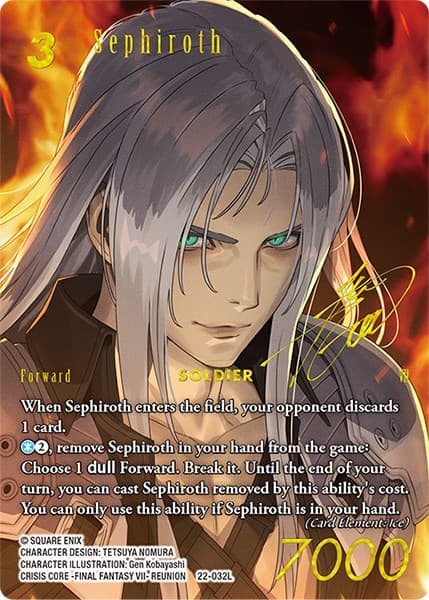 Sephiroth (Full Art Signature) — Hidden Hope card