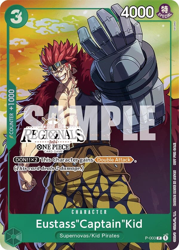 Eustass"Captain"Kid (Offline Regional 2024 Vol. 2) [Participant] — One Piece Promotion Cards card