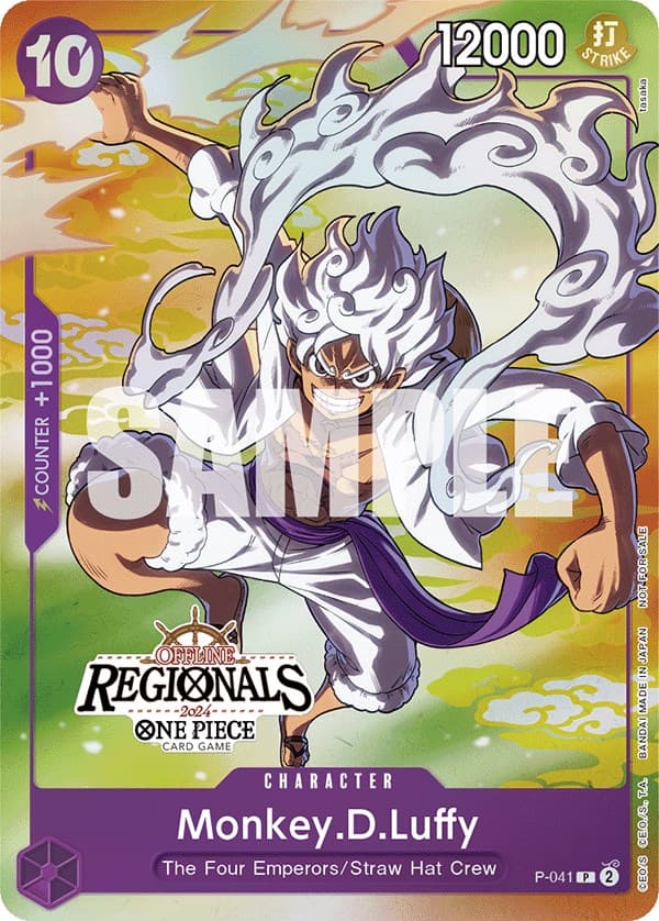 Monkey.D.Luffy (041) (Offline Regional 2024 Vol. 2) [Participant] — One Piece Promotion Cards card