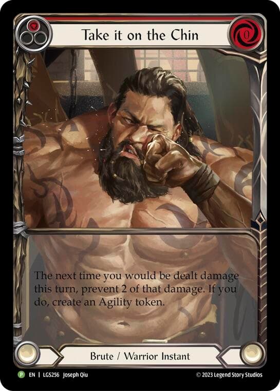 Take it on the Chin - LGS256 — Flesh and Blood: Promo Cards card