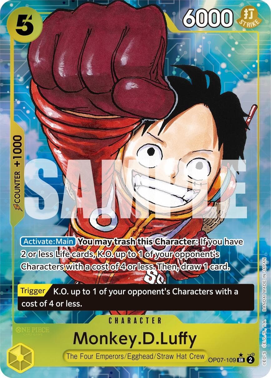 Monkey.D.Luffy (109) (Parallel) — 500 Years in the Future card