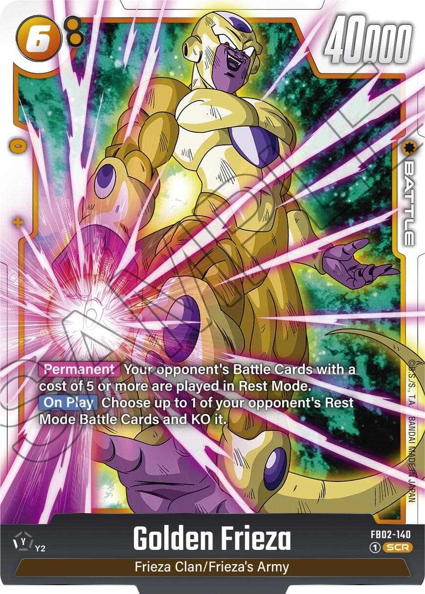 Golden Frieza — Blazing Aura card