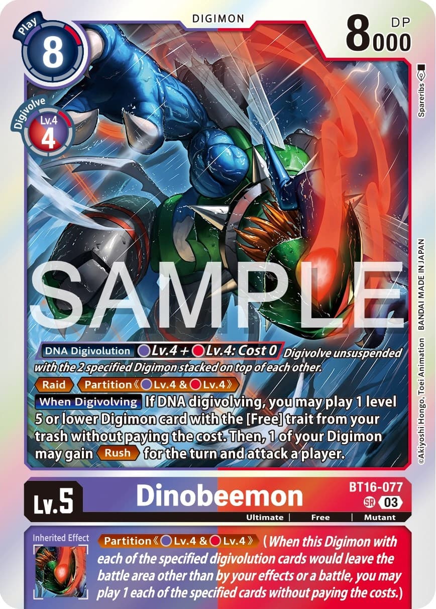 Dinobeemon — Beginning Observer card