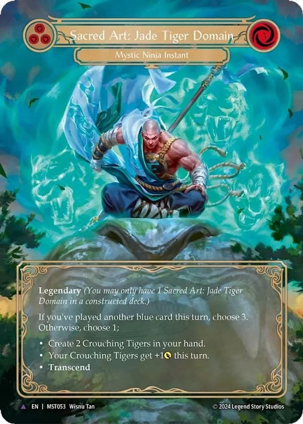 Sacred Art: Jade Tiger Domain (Marvel) — Part the Mistveil card