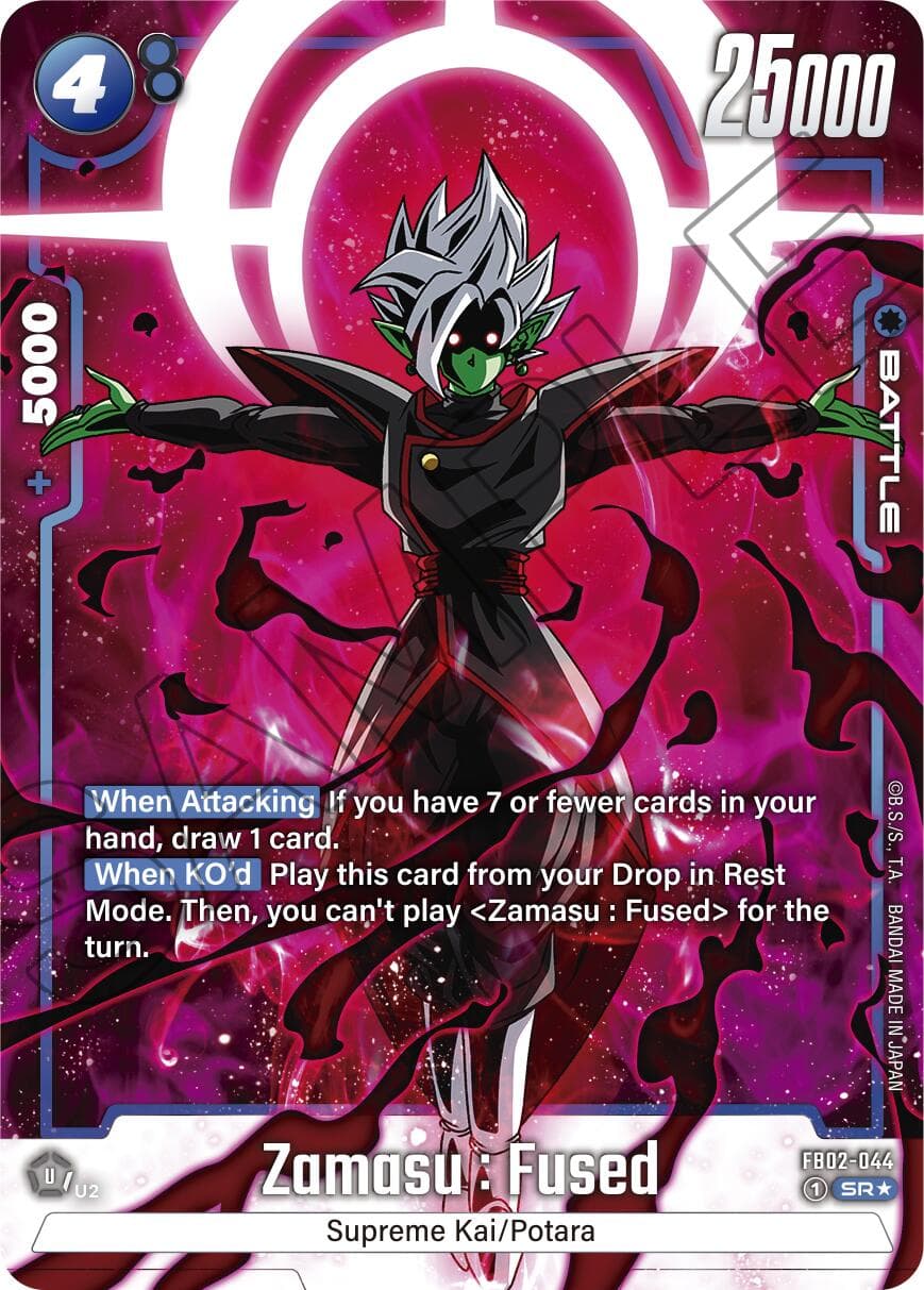 Zamasu : Fused - FB02-044 (Alternate Art) — Blazing Aura card