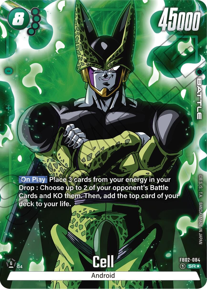 Cell - FB02-084 (Alternate Art) — Blazing Aura card