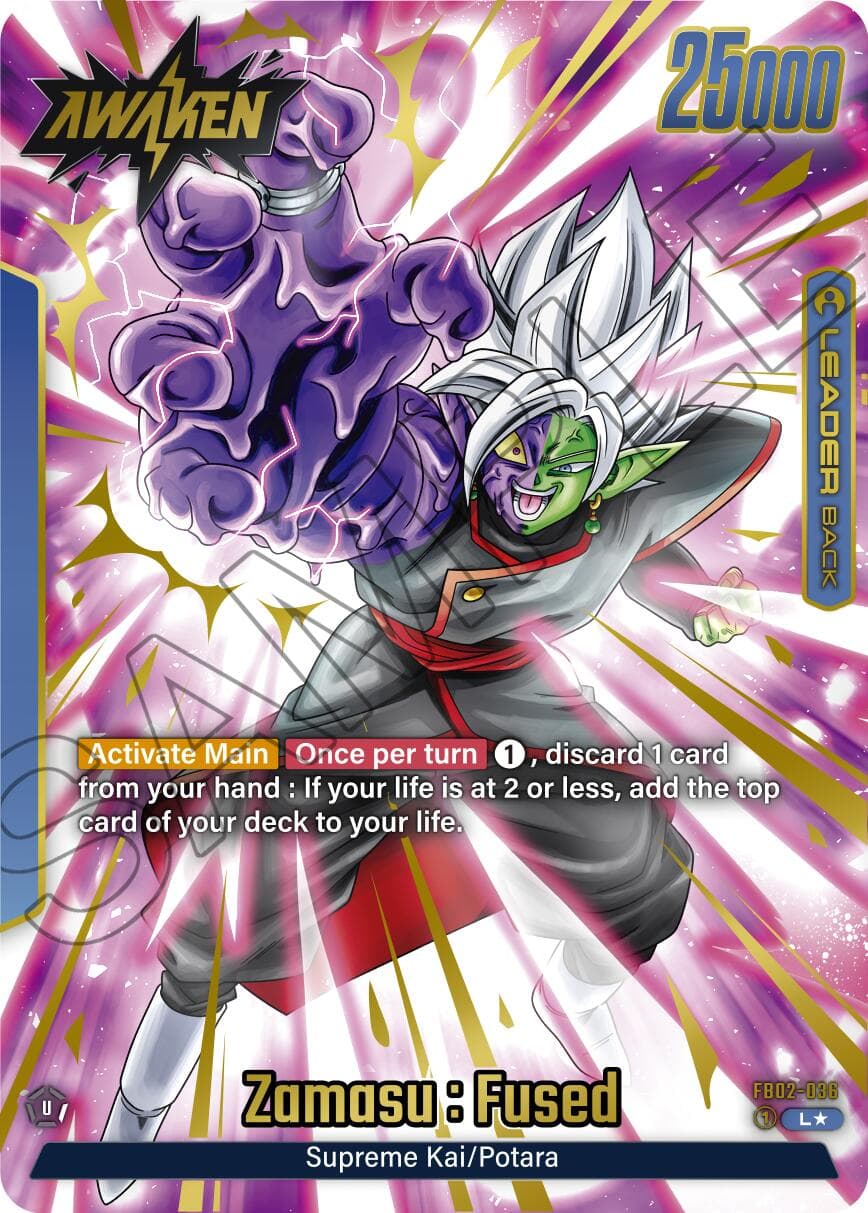 Zamasu : Fused - FB02-036 (Alternate Art) — Blazing Aura card