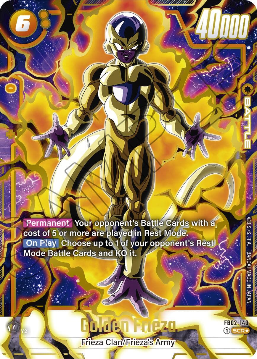 Golden Frieza (Alternate Art) — Blazing Aura card