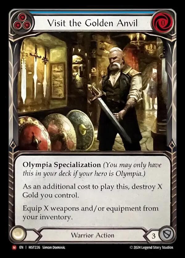 Visit the Golden Anvil — Part the Mistveil card