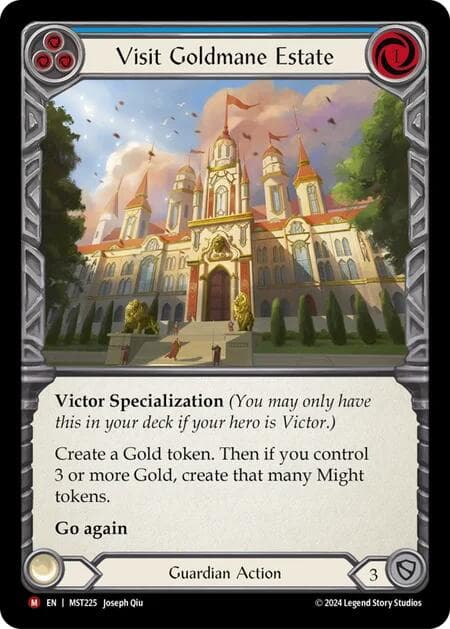 Visit Goldmane Estate — Part the Mistveil card