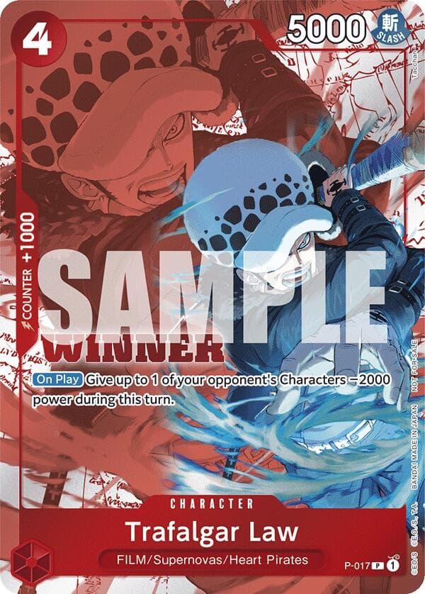 Trafalgar Law (Winner Pack Vol. 7) — One Piece Promotion Cards card