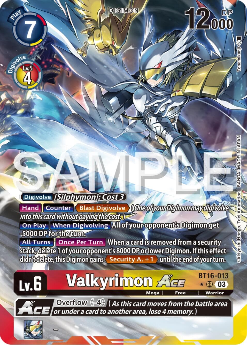 Valkyrimon ACE (Alternate Art) — Beginning Observer card