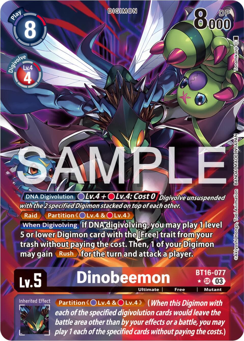 Dinobeemon (Alternate Art) — Beginning Observer card