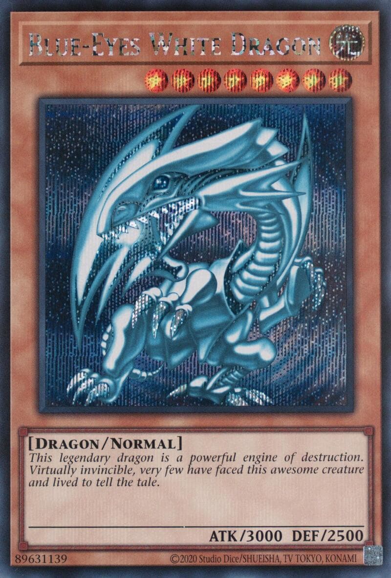 Blue-Eyes White Dragon (Secret Rare) — 25th Anniversary Ultimate Kaiba Set card