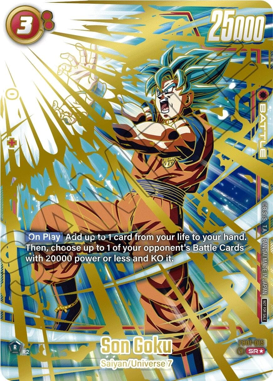 Son Goku - FB01-015 (Championship 2024-2025 Regionals) — Tournament and Championship Promos card