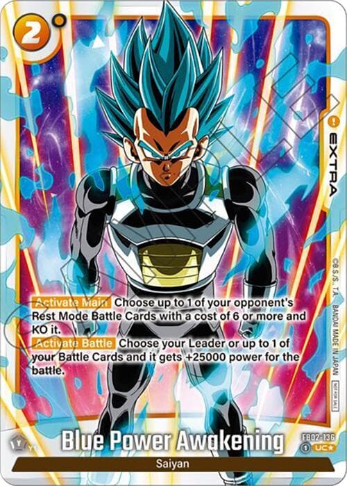 Blue Power Awakening - FB02-136 (Tournament Pack -Winner- 02) — Tournament and Championship Promos card