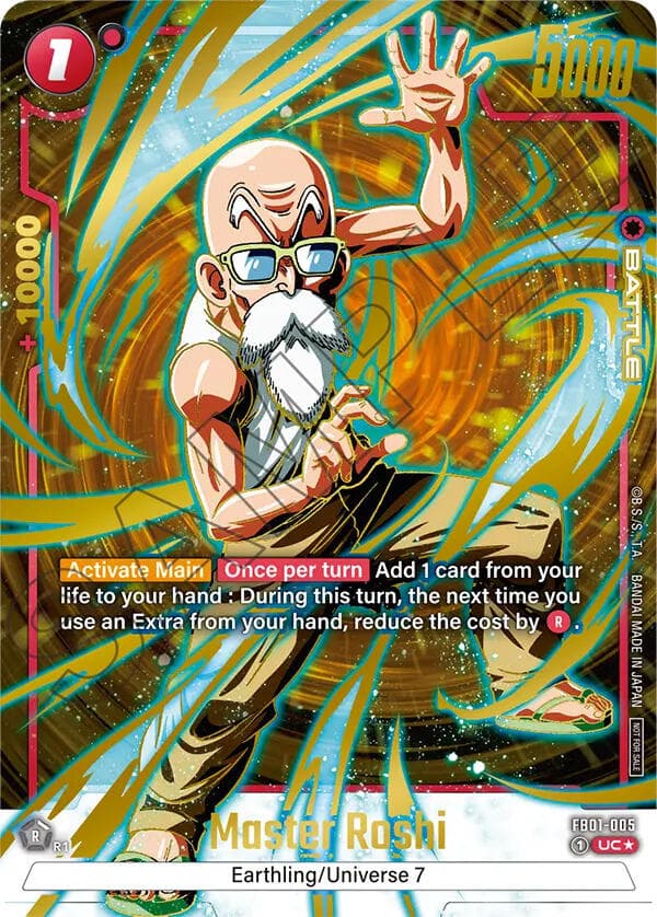 Master Roshi - FB01-005 (Championship Pack 01) (Gold) — Tournament and Championship Promos card