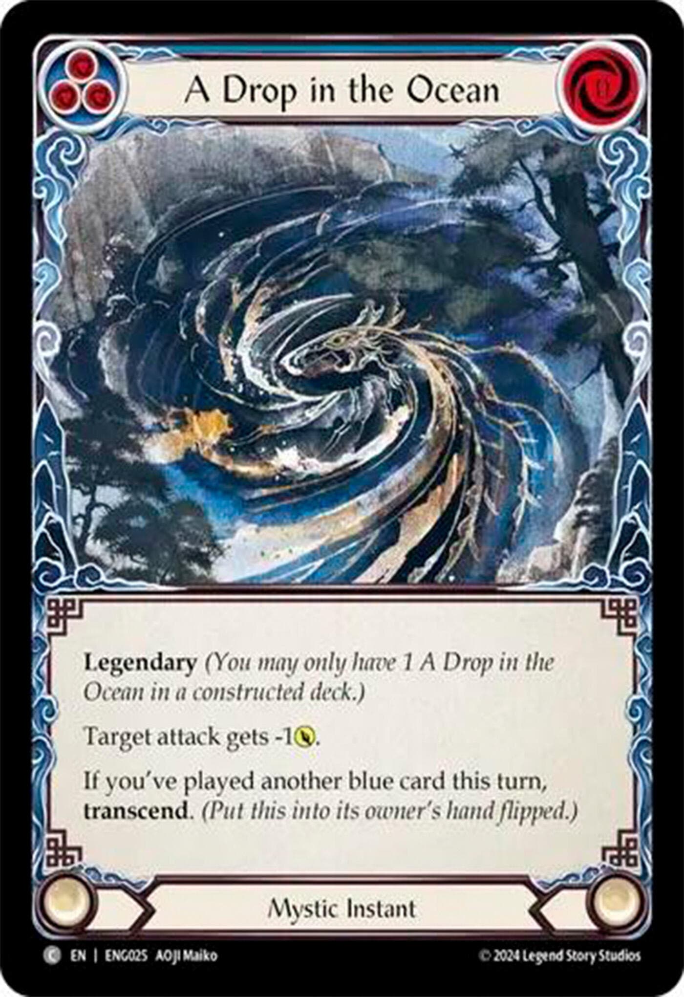 A Drop in the Ocean — Blitz Deck: Part the Mistveil - Enigma card