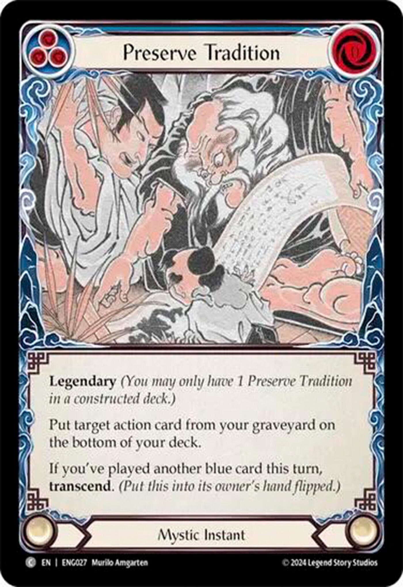 Preserve Tradition — Blitz Deck: Part the Mistveil - Enigma card