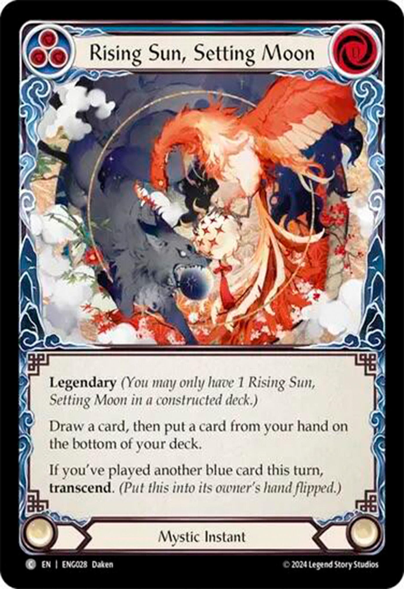 Rising Sun, Setting Moon — Blitz Deck: Part the Mistveil - Enigma card
