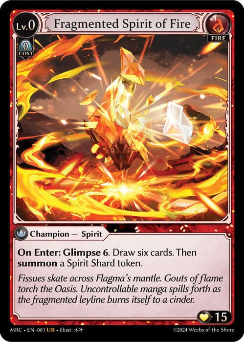 Fragmented Spirit of Fire — Mercurial Heart card