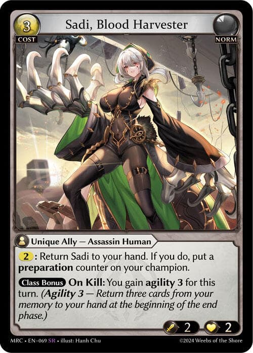 Sadi, Blood Harvester — Mercurial Heart card