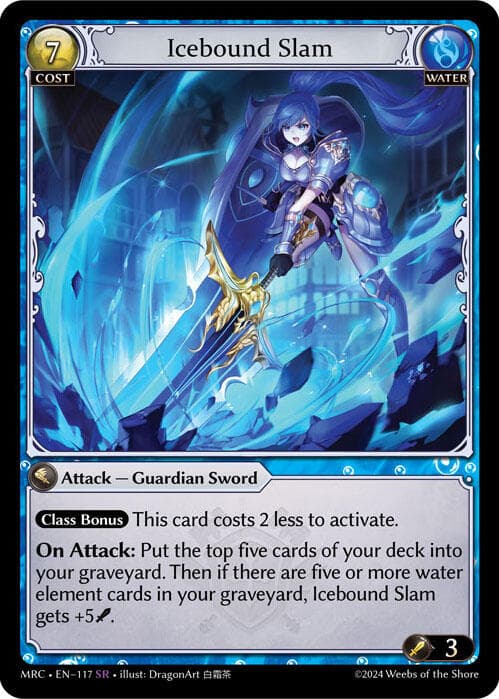 Icebound Slam — Mercurial Heart card