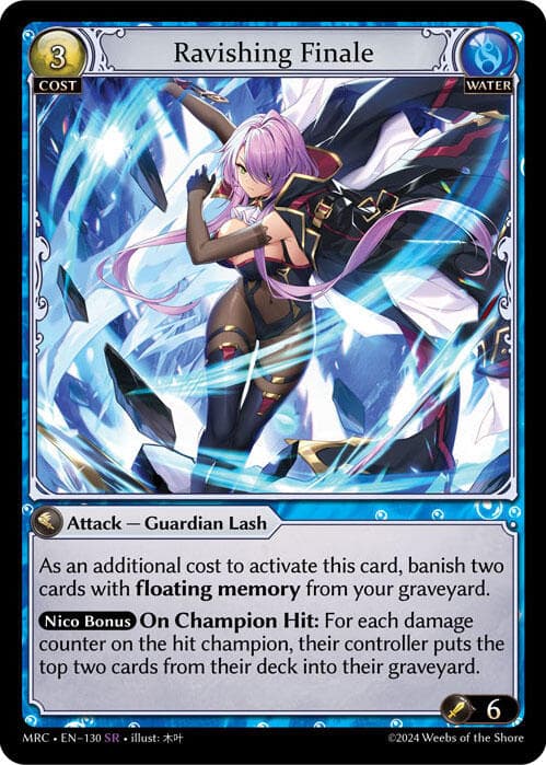 Ravishing Finale — Mercurial Heart card