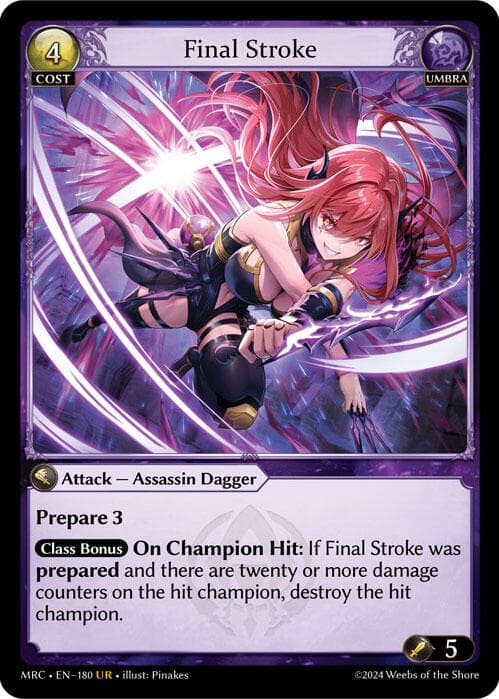 Final Stroke — Mercurial Heart card