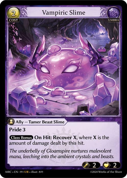 Vampiric Slime — Mercurial Heart card