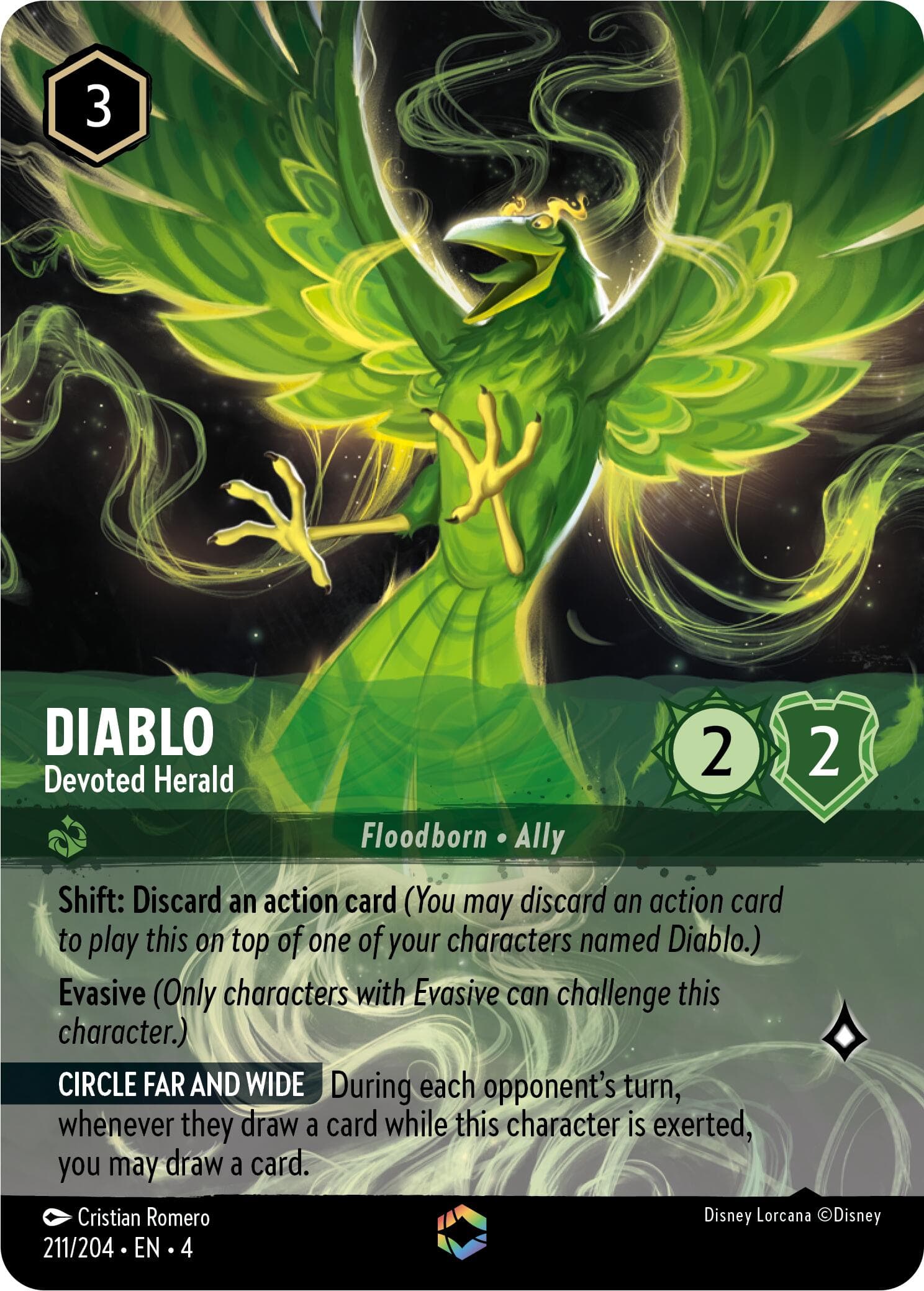 Diablo - Devoted Herald (Enchanted) — Ursula's Return card