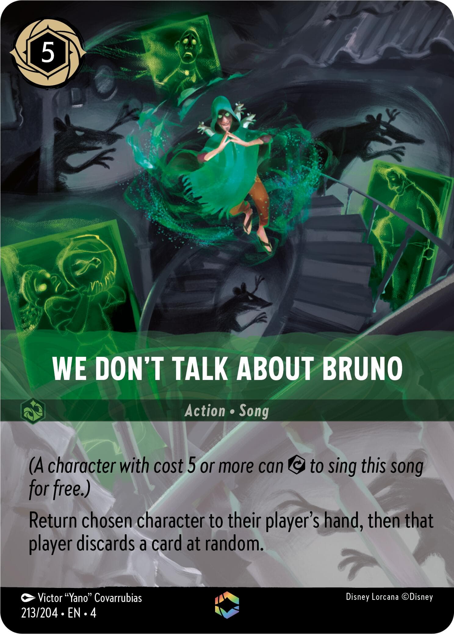 We Don't Talk About Bruno (Enchanted) — Ursula's Return card