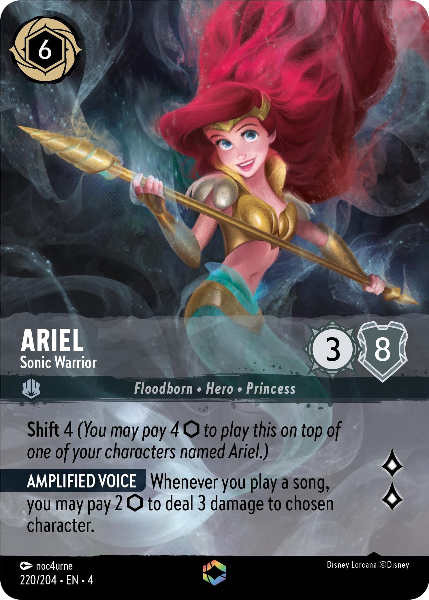 Ariel - Sonic Warrior (Enchanted) — Ursula's Return card